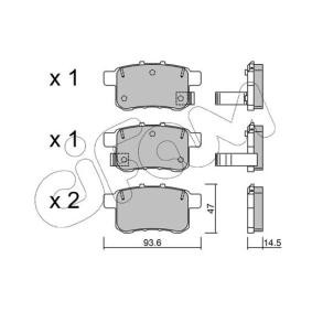 Bremsbeläge 822-868-0 von CIFAM günstig für 38,55 € online kaufen