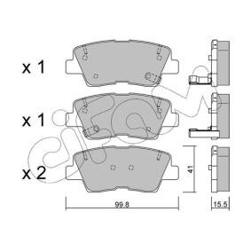 Achetez des Plaquettes de frein CIFAM 822-886-0 à prix pour 78,10 €
