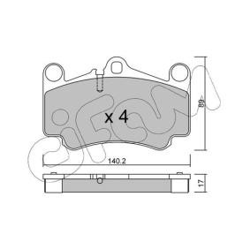 Bremsbeläge 822-893-0 von CIFAM günstig für 94,60 € online kaufen