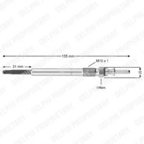 Glühkerze HDS384 für Astra Mk VI (J) (P10) Schrägheck für 9,83 CHF