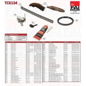 Achetez des Kit de chaîne de distribution FAI AutoParts TCK134 à prix pour 72,76 €