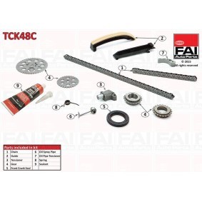Comprar Kit de cadena de distribución de FAI AutoParts TCK48C a bajo precio de 168,20 €