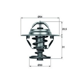 Achetez des Thermostat d'eau MAHLE ORIGINAL TX 10 88D à prix pour 19,47 €