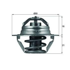 Köp Termostat, kylvätska av MAHLE ORIGINAL TX 100 89D till det låga priset 236,49 kr
