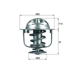 Kühlwasserthermostat TX 119 82D