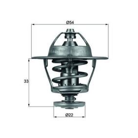 Kühlwasserthermostat von MAHLE ORIGINAL