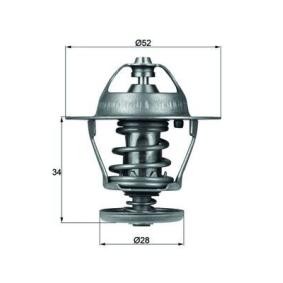 Achetez des Thermostat d'eau MAHLE ORIGINAL TX 68 88D à prix pour 23,83 €