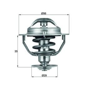 Kühlwasserthermostat von MAHLE ORIGINAL