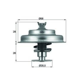 Achetez des Thermostat d'eau MAHLE ORIGINAL TX 75 80D à prix pour 19,65 €