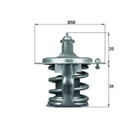 Achetez des Thermostat d'eau MAHLE ORIGINAL TX 79 78D à prix pour 31,14 €