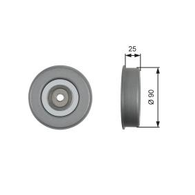 Spannrolle, Keilrippenriemen T39245