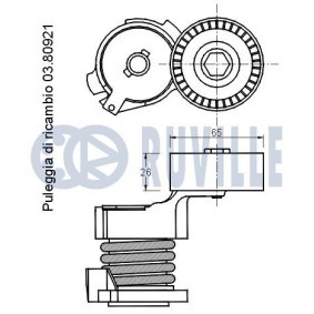 Acquista Testina braccio oscillante da RUVILLE 915348 a buon mercato per soli 16,60 €