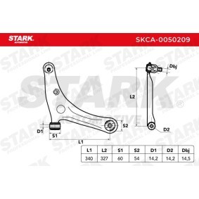 Querlenker SKCA-0050209