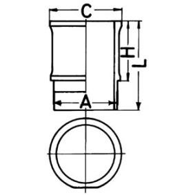 Köp Cylinderfoder av KOLBENSCHMIDT 88589110 till det låga priset 666,67 kr