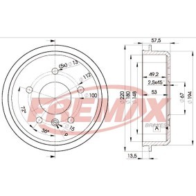 Bremstrommel BD-0114