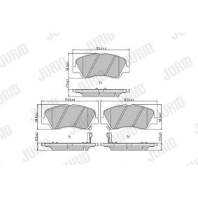 Acquista Kit pastiglie freni da JURID 573368J a buon mercato per soli 28,00 €