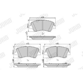 Acquista Kit pastiglie freni da JURID 573406J a buon mercato per soli 32,99 €