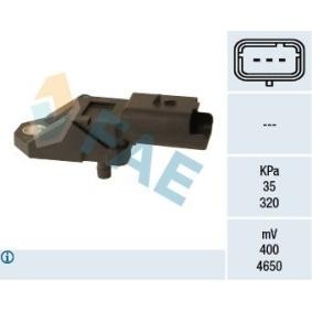 Comprar Sensor, presión colector de admisión de FAE 15107 a bajo precio de 64,54 €