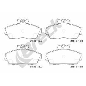 Compre Pastilhas de travão da BRECK 21515 00 702 10 a um preço baixo por 41,57 €