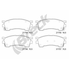 Compre Pastilhas de travão da BRECK 21754 00 701 10 a um preço baixo por 42,77 €