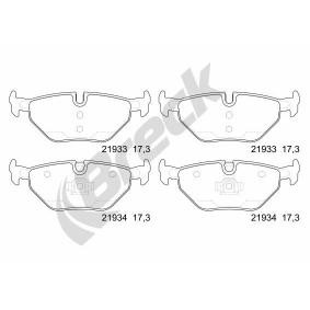 Compre Pastilhas de travão da BRECK 21934 00 704 00 a um preço baixo por 38,80 €