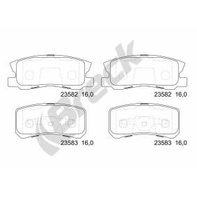 Compre Pastilhas de travão da BRECK 23582 00 702 00 a um preço baixo por 41,46 €