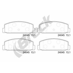 Compre Pastilhas de travão da BRECK 24045 00 704 00 a um preço baixo por 33,66 €
