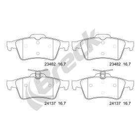 Compre Pastilhas de travão da BRECK 24137 00 702 00 a um preço baixo por 25,61 €