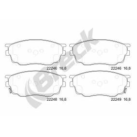 Compre Pastilhas de travão da BRECK 24246 00 701 10 a um preço baixo por 43,12 €