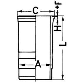 Zylinderlaufbuchse 89563110