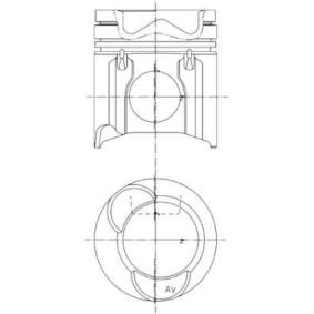 Achetez des Piston KOLBENSCHMIDT 99943600 à prix pour 323,10 €