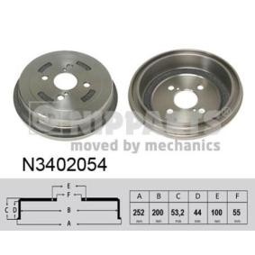 Comprar Tambor de freno de NIPPARTS N3402054 a bajo precio de 29,72 €