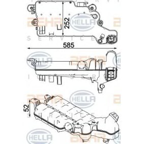 Comprar Depósito compensación, refrigerante de HELLA 8MA 376 750-611 a bajo precio de 107,69 €