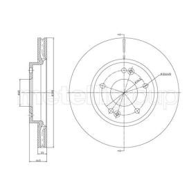Bremsscheibe für PORSCHE von CIFAM