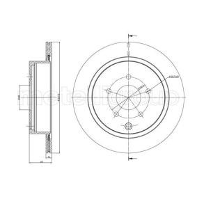 Achetez des Disque de frein CIFAM 800-1406C à prix pour 74,50 €