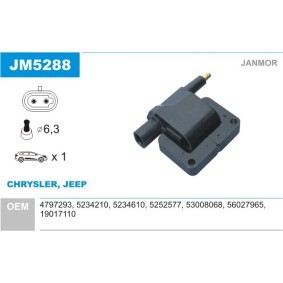 Zündspule für JEEP von JANMOR