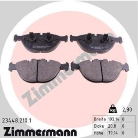 Acquista Kit pastiglie freni da ZIMMERMANN 23448.210.1 a buon mercato per soli 77,93 €