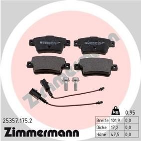 Acquista Kit pastiglie freni da ZIMMERMANN 25357.175.2 a buon mercato per soli 54,88 €