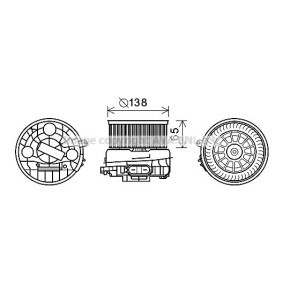 Acquista Elettromotore ventola abitacolo da PRASCO CN8303 a buon mercato per soli 127,24 €