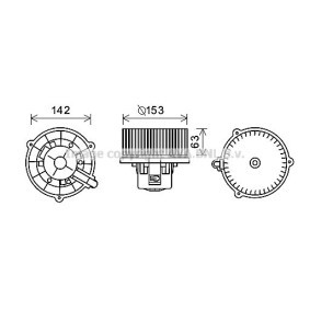 Gebläsemotor HY8398