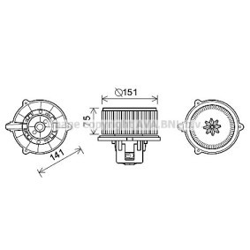 Gebläsemotor KA8247