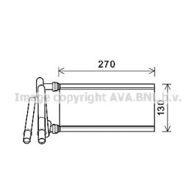Acquista Scambiatore calore per riscaldamento abitacolo da PRASCO TO6706 a buon mercato per soli 110,36 €