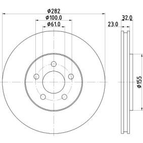 Bremsscheibe von MINTEX