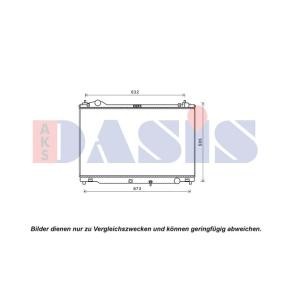 Achetez des Radiateur du moteur AKS DASIS 210265N à prix pour 111,36 €