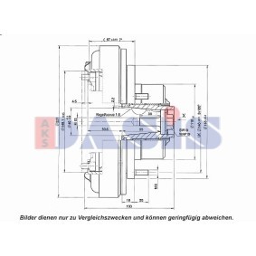 Achetez des Embrayage magnétique pour compresseurs de climatisation AKS DASIS 851167N à prix pour 99,20 €