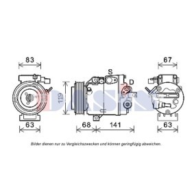 Acquista Compressore aria condizionata da AKS DASIS 852736N a buon mercato per soli 344,42 €