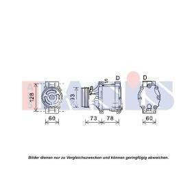 Acquista Compressore aria condizionata da AKS DASIS 852817N a buon mercato per soli 429,16 €