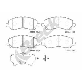 Compre Pastilhas de travão da BRECK 23584 00 701 00 a um preço baixo por 39,25 €