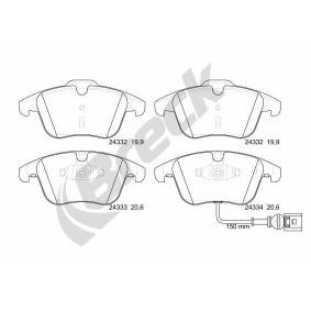 Compre Pastilhas de travão da BRECK 24333 00 701 10 a um preço baixo por 42,53 €