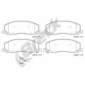 Compre Pastilhas de travão da BRECK 24418 00 701 10 a um preço baixo por 46,98 €